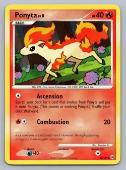 PONYTA 46/99 UNCOMMON ARCEUS POKEMON LP - Image 1