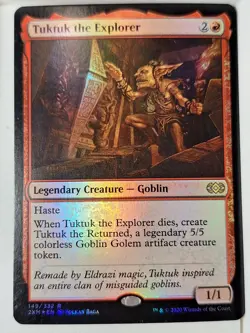 Tuktuk the Explorer - FOIL - Double Masters - Magic the Gathering MTG Nice! - Image 1