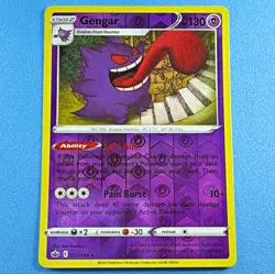 The Pokemon Company Gengar 057/198 Rev Holo Holo Rare Chilling Reign EN 130 - Image 1