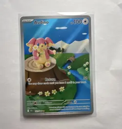 Pokemon Company Audino 151/086 Illustration Rare Holo English 100HP - Image 1