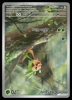 Chespin 087/086 Holo Illustration Rare Chaos Rising Pokemon Near Mint - Image 1