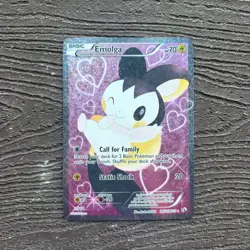 Emolga Full Art RC23/RC25 Legendary Treasures Radiant Collection Pokemon Holo - Image 1