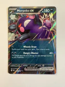 Morpeko ex 055/084 Double Rare Pitch Black Pokemon Holo Near Mint - Image 1