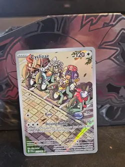 Pokemon - Cyclizar Illustration Rare - 215/182 - Paradox Rift - NM - IR - Image 1
