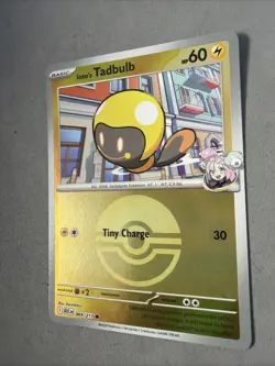 Pokemon TCG * Iono's Tadbulb 69/217 Poke Ball REVERSE HOLO * ME Ascended Heroes - Image 2