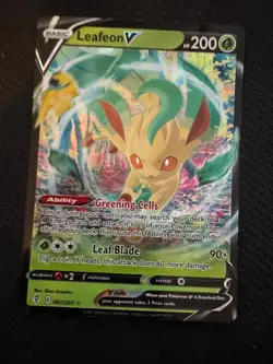 Leafeon V 007/203 Holo V Rare Evolving Skies Pokemon Near Mint A1 - Image 1