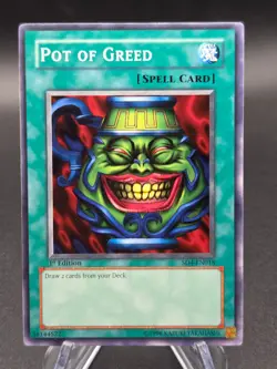 Pot of Greed SD4-EN018 YuGiOh Structure Deck: Fury from the Deep LP - Image 1