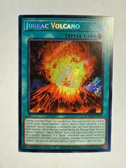 Yu-Gi-Oh! Jurrac Volcano BLMM-EN019 Secret Rare 1st Ed. - Image 1