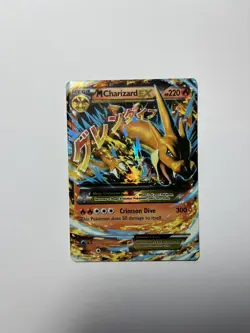 POKEMON TCG M CHARIZARD EX (FULL ART) #13/108 - ULTRA RARE EVOLUTIONS CARD - Image 1