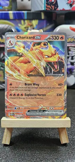 Charizard EX 006/165 NM/M English S&V 151 Pokemon TCG Card - Image 1