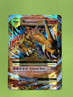 Pokemon TCG XY Evolutions M Charizard EX Ultra Rare Card 13/108 - Image 1
