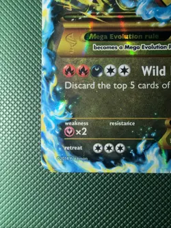 Pokemon TCG M Charizard EX Flashfire Holo Card 108/106 Authentic Secret Rare MP - Image 5