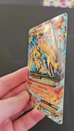 Pokemon TCG Mega M Charizard EX Flashfire Holo Card 13/106 Excellent Condition - Image 2