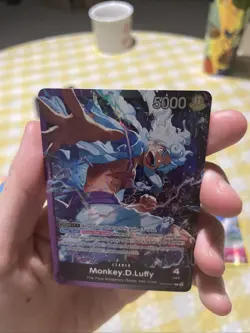 One Piece CCG Monkey.D.Luffy OP09-061 Leader ST26 English Foil Card - Image 3