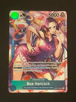 One Piece OP01-078 Boa Hancock Alternate Romance Dawn Alt Art Card NM - Image 1