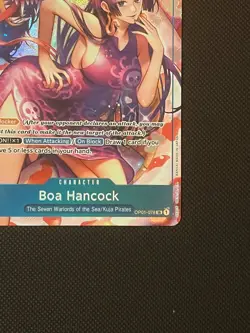 One Piece OP01-078 Boa Hancock Alternate Romance Dawn Alt Art Card NM - Image 3