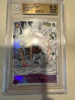 BGS 9.5 MANGA ALT GEAR 2 MONKEY D. LUFFY JP One Piece 2025 EB02 Anime 25th #061 - Image 1