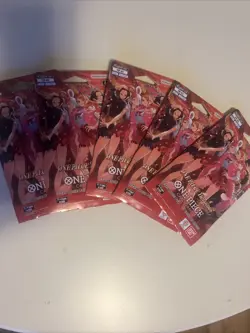One Piece TCG EB03 Extra Booster Heroines Edition 5 Pack LOT English Sealed - Image 1