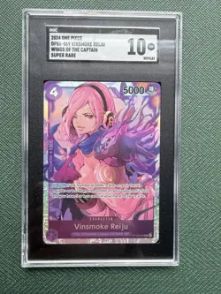 Vinsmoke Reiju OP06-069 SR Foil SGC 10 Graded Slab One Piece TCG - Image 1
