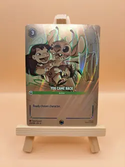 Disney Lorcana - Azurite Sea - You Came Back (Enchanted) - 213/204 Near Mint - Image 1