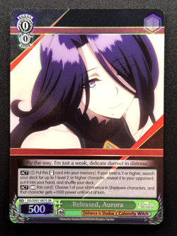 WEISS SCHWARZ The Eminence in Shadow EIS/SX07-007S SR Aurora EN - Image 1