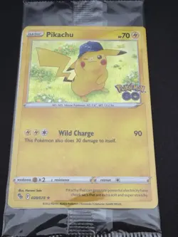 (2) Pikachu 028/078 Pokemon GO Holo SEALED PROMO Cards - Image 3