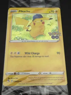 (2) Pikachu 028/078 Pokemon GO Holo SEALED PROMO Cards - Image 4