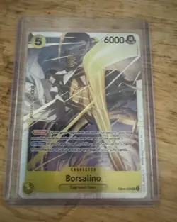 Bandai One Piece Card Game Borsalino EB01-052 Egghead SR Alt Art Foil EN - Image 1