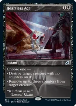 Heartless Act -Foil Light Play MTG Promo Pack: Ikoria - Image 1