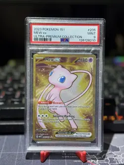 Pokemon TCG Mew ex 205/165 Sv Scarlet & Violet 151 Metal Card PSA 9 EN 180 - Image 1