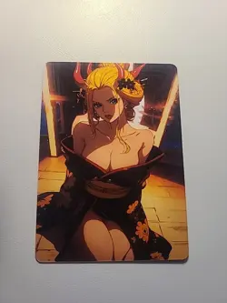 Black Maria One Piece Sexy Pirates Goddess Waifu Foil Anime Card Shine - Image 2