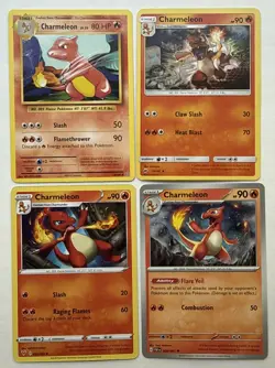 Charmeleon 4 Card Lot ~ Pokemon TCG - perfect for Charmeleon collectors - Image 1