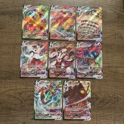 Pokemon TCG | Mixed Sets English VMAX Holo Rare X8 Card Bundle - Image 1
