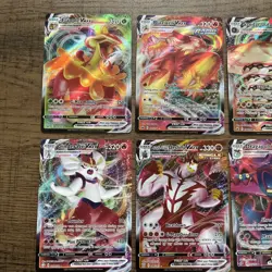 Pokemon TCG | Mixed Sets English VMAX Holo Rare X8 Card Bundle - Image 2