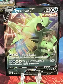 Tyranitar V SWSH109 SWSH: Sword & Shield Promo Cards Holo - Image 1