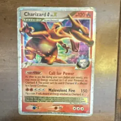 Charizard G Lv.X DP45 Diamond & Pearl Holo Promo Stamped Card - Image 1