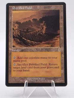 MTG - Odyssey - Petrified Field 323 Regular NM - Image 1