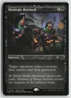 Strategic Betrayal LP 422 Promo Pack: Tarkir: Dragonstorm Magic: The Gathering - Image 1