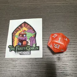 Adventures Forgotten Realm Magic Gathering MTG d20 Sided Dice Oversized Orange - Image 3