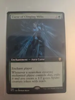 Curse of Clinging Webs (Extended Art) Commander: Innistrad: Midnight Hunt... - Image 1