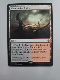 MTG Bloodstained Mire Khans of Tarkir 230/269 Regular Rare - Image 1