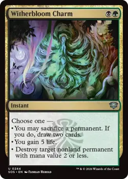 Witherbloom Charm NM [SOS - 244] - Image 1