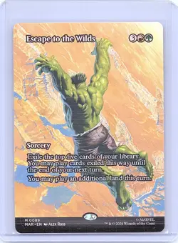 Escape to the Wilds (Borderless) M Marvel Universe Eternal-Legal 89 NM - Image 1