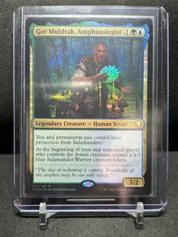Gor Muldrak, Amphinologist - Foil - Magic MTG 2020 Commander Legends LP - Image 1