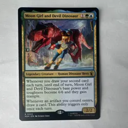 Magic: The Gathering Moon Girl and Devil Dinosaur Rare Foil Eng 0421 Marvel - Image 1