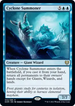 Cyclone Summoner - Foil - Lightly Played, English - Image 1