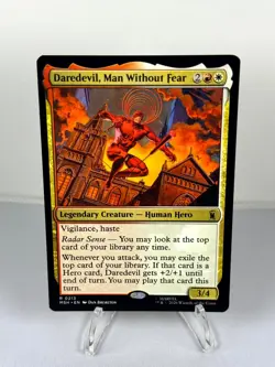 Daredevil, Man Without Fear 213 Rare Marvel Magic: The Gathering Near Mint - Image 1