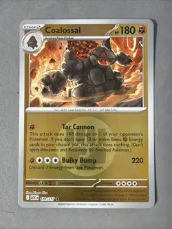 Pokemon TCG * Coalossal 120/217 Fighting * Rare HOLO * ME Ascended Heroes NM - Image 1