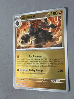 Pokemon TCG * Coalossal 120/217 Fighting * Rare HOLO * ME Ascended Heroes NM - Image 2
