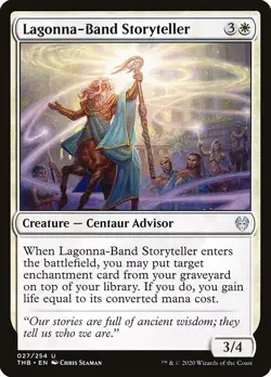 Lagonna-Band Storyteller 4x FOIL THB MTG Theros Beyond Death Uncommon MINT white - Image 1